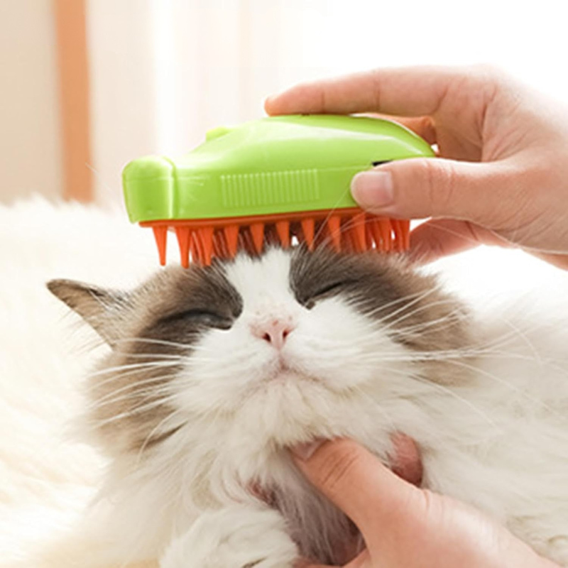 Purrfect Shine | Steaming Cat Grooming Brush