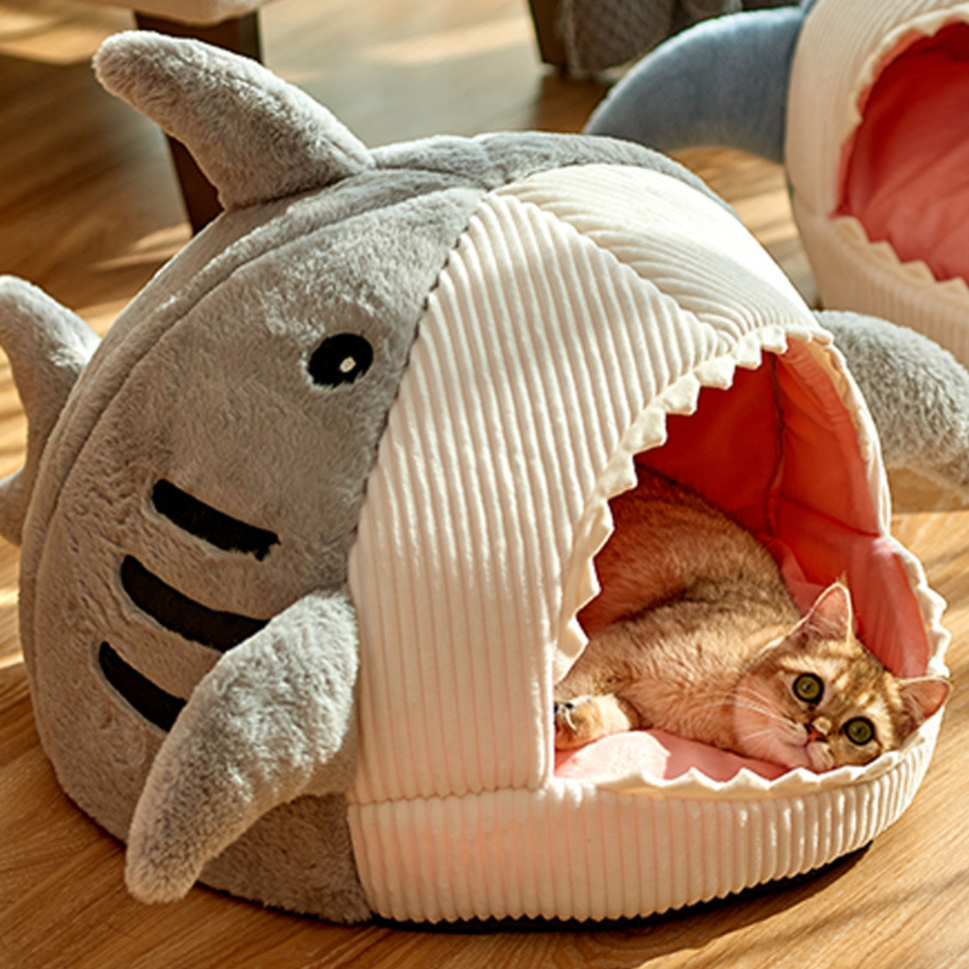 Portable Cat Cave with Warm Bed– CozyCave