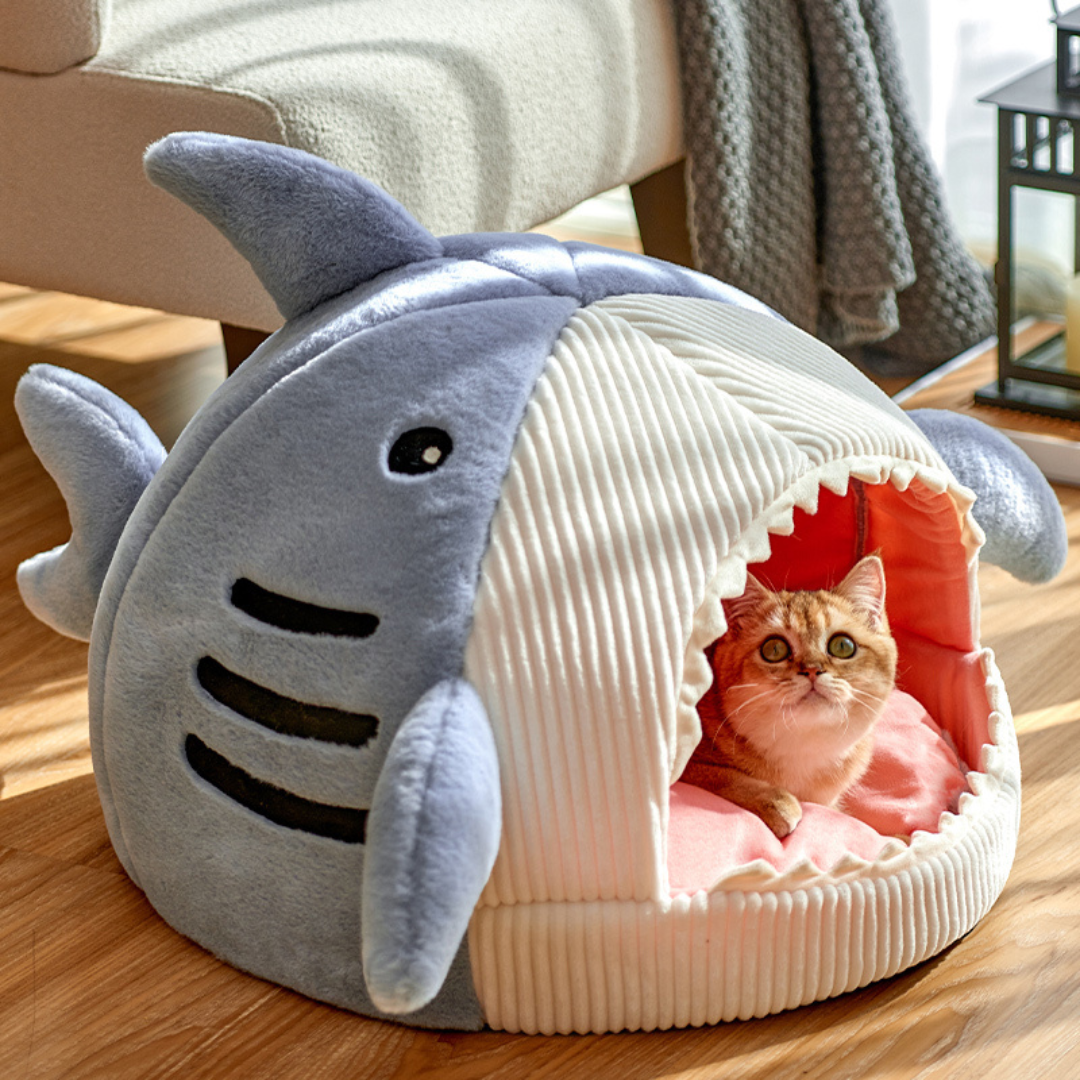 Portable Cat Cave with Warm Bed– CozyCave