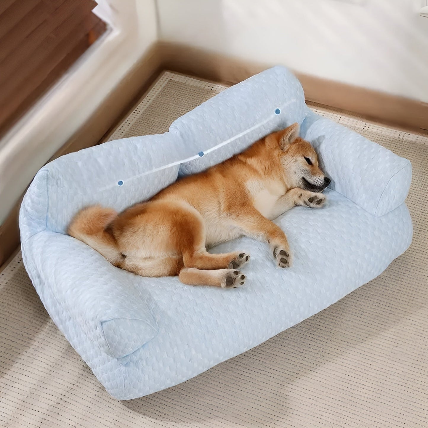 CozyPaws - Washable Plush Cushion Bed for Pets