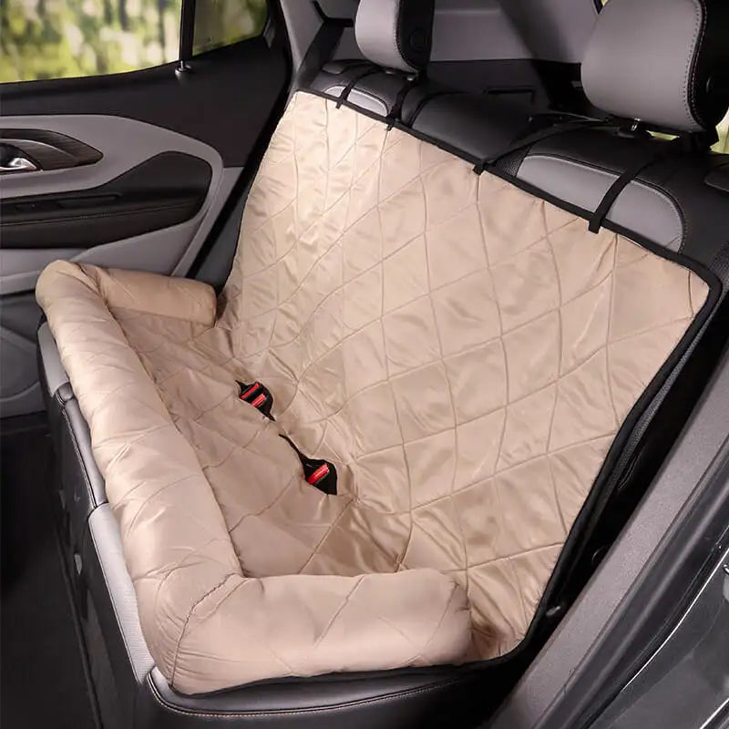 Spacious Waterproof Backseat Dog Car Bed