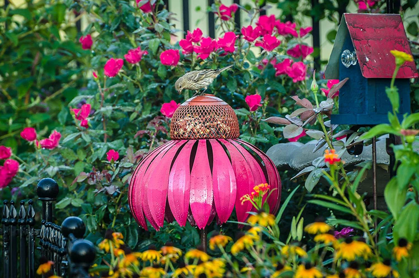 Garden Bird Feeder Flower