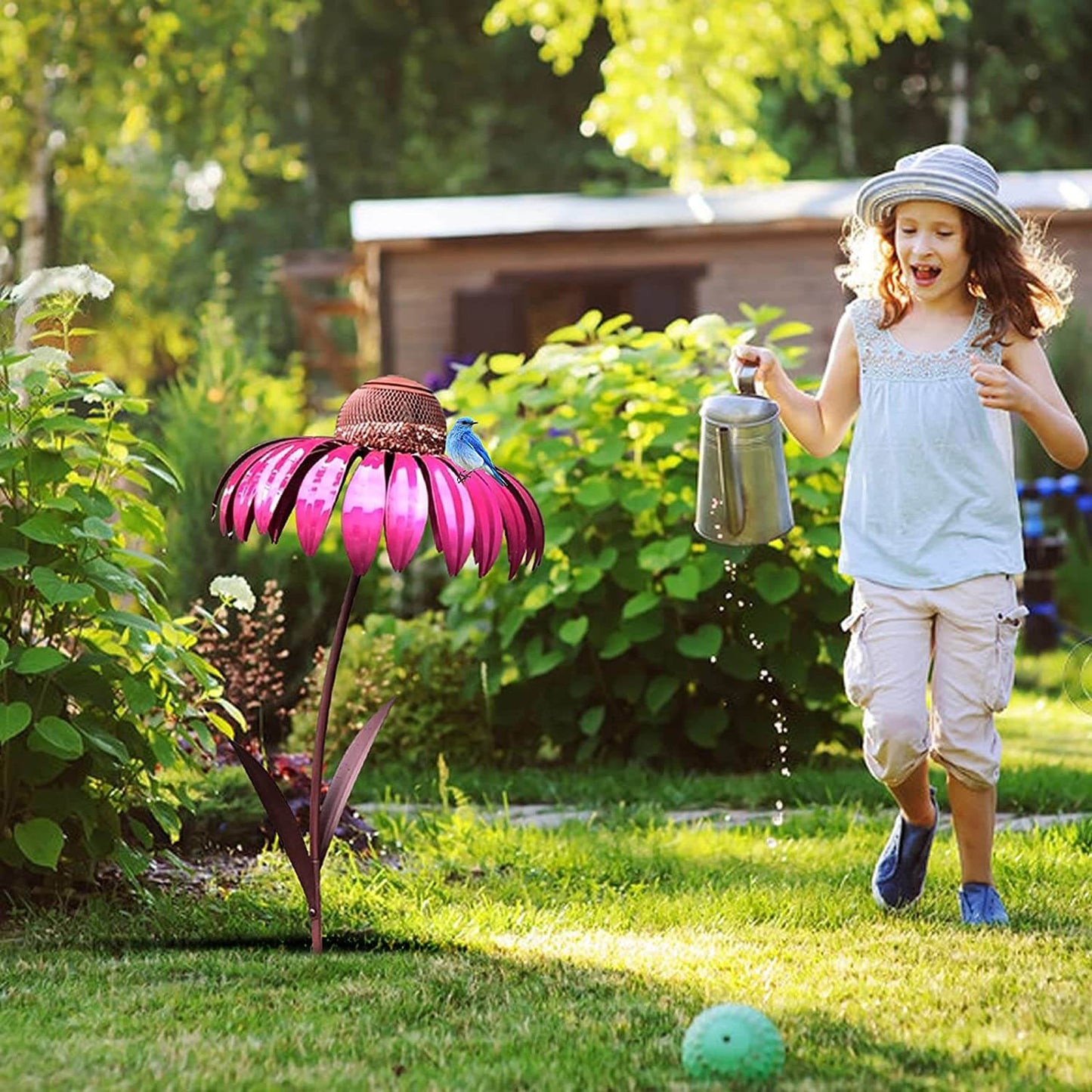 Garden Bird Feeder Flower